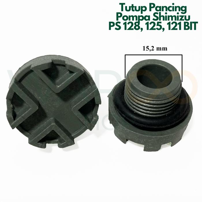Gambar Plug Tutup Pancing Mesin Pompa Air Shimizu PS 121, 125, 128 BIT dari Warooshop undefined Tokopedia