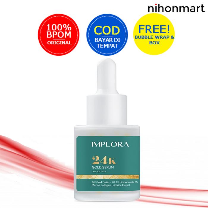 Gambar Implora 24k Gold Serum 20ml dari nihonmart undefined Tokopedia