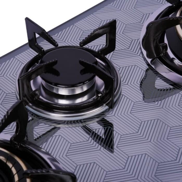 Gambar Kompor Gas Tanam Kaca Niko Reflection Pro Mirror 3 Tungku - Hitam Polos dari ElangElektro undefined 5 Tokopedia