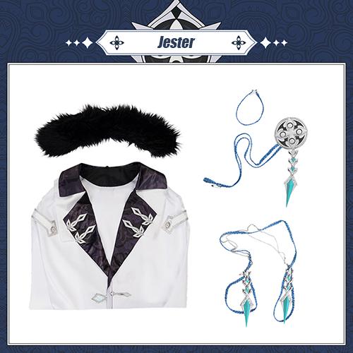 Gambar Cos Tartaglia Cosplay Genshin Impact Cosplay Fatui Jubah - LSV Cos - Jester, XL dari LSV HOBBIES undefined Tokopedia