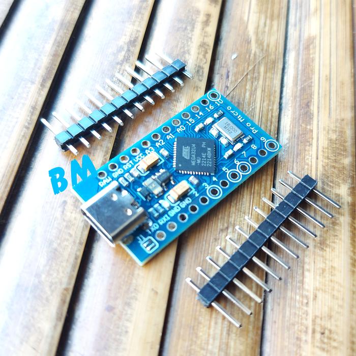 Gambar Arduino Pro Micro ATmega32U4 5V 16Mhz Promicro Atmel microUSB leonardo - TYPE C Board dari BMastr undefined Tokopedia