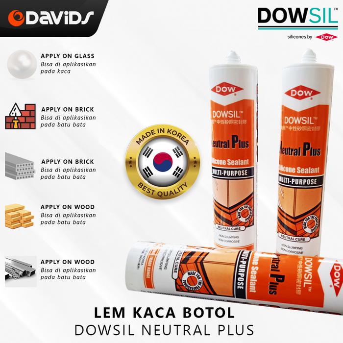 Gambar Lem Kaca Akuarium Sealant Aquarium Sealent Silent Mobil Dowsil Netral - Putih dari DAVIDS TOOL undefined Tokopedia