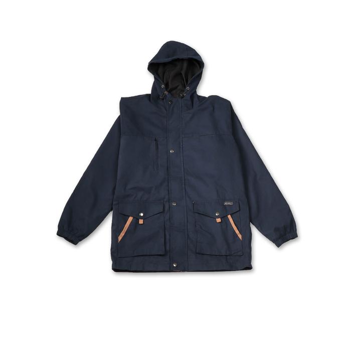 Gambar Nookly - Jaket Parka Wanita Ashton Olive Jaket Hoodie Wanita Canvas - Navy dari Nookly undefined Tokopedia