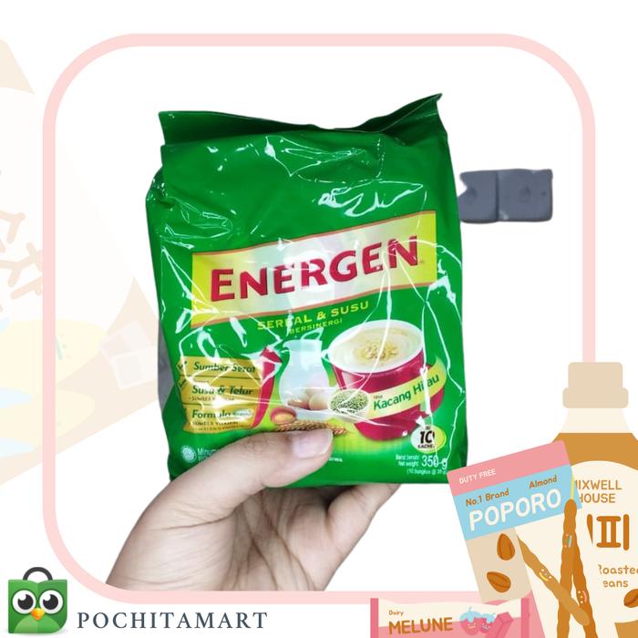 Gambar Energen Sereal & Susu Bersinergi Isi 10 Sachet - Kacang Ijo 350g dari POCHITAMART undefined Tokopedia