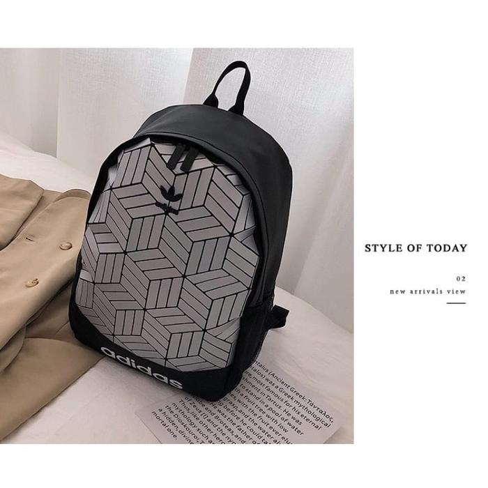 Adidas Tas Ransel Pria Backpack Issey Miyake Full Original Reflective  Kualitas AAA+ SILVER NEW