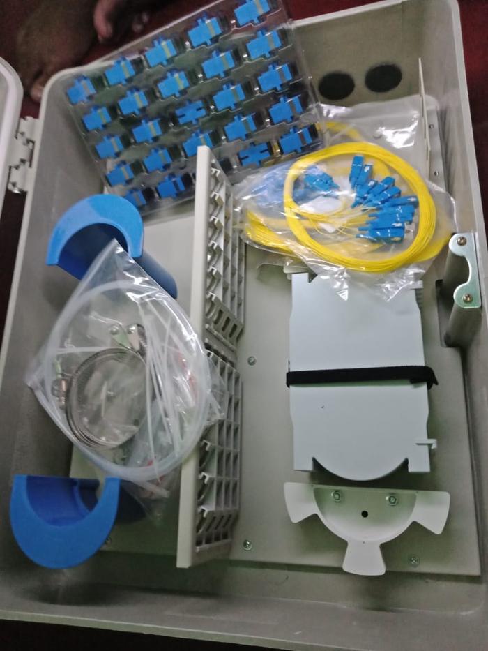 Gambar odc 48 core lengkap pigtail adapter, smc 48 core, box odp 48 core - fullshet dari NS2 INDONESIA undefined Tokopedia