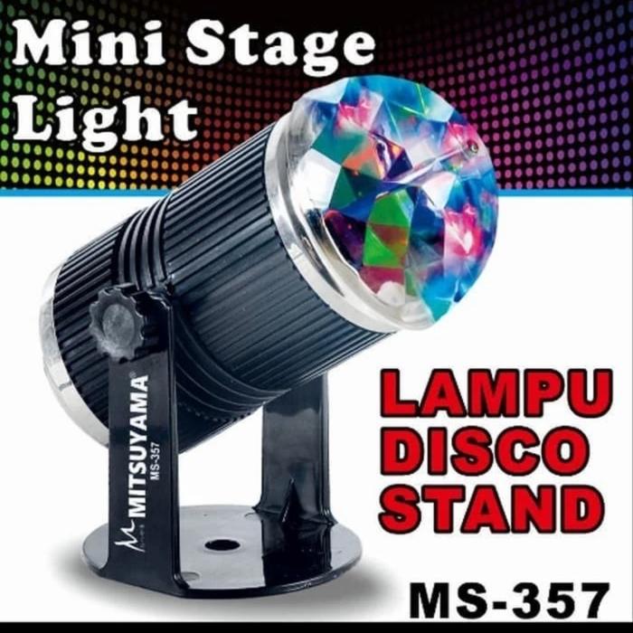Gambar lampu disco stand sensor suara mitsuyama ms 357 led karaoke, cafe dari eldwinpedia undefined Tokopedia