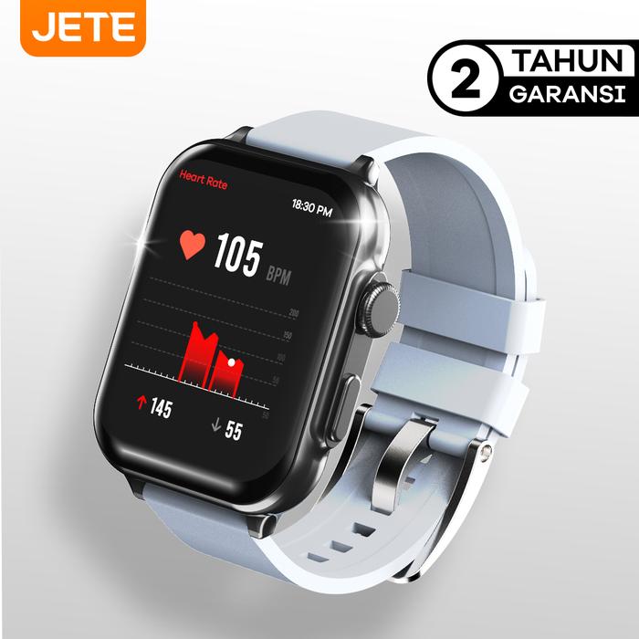 Gambar Smartwatch JETE FR12 Sport Mode 100+ with IP68 & Custome watch face - Black-Grey dari JETE Authorized Store undefined Tokopedia