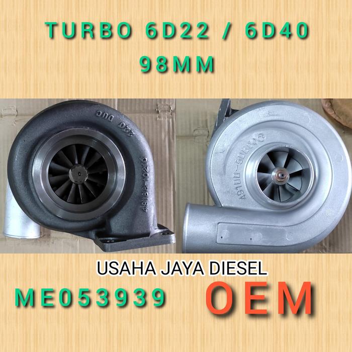 Gambar Turbo Turbocharger Mitsubishi Fuso 6D22 / 6D40 ( 98MM ) ME053939 dari Usaha Jaya Diesel undefined Tokopedia