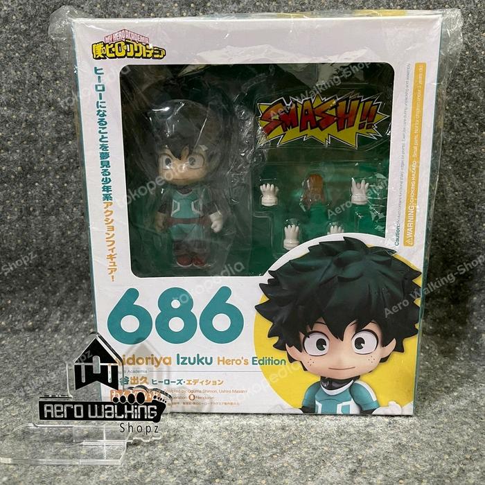 Mô Hình My Hero Academia Nendoroid 686 Midoriya Izuku 10cm