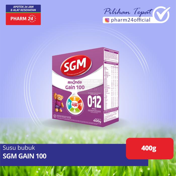 Gambar SGM Ananda Gain 100 / 0-12 Bulan / 400gr dari PHARM24 OFFICIAL STORE undefined Tokopedia