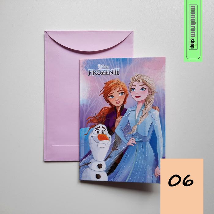 Gambar Kartu Ucapan Besar Sansan Wawa Motif Frozen 01A - Greeting Card Gift - Frozen 06 dari monokrom shop 01 undefined Tokopedia