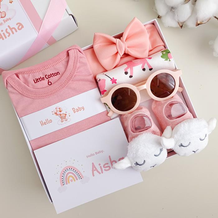 Gambar hampers kado bayi perempuan laki laki - PINK 1 dari MIGUBOX_NEW undefined Tokopedia