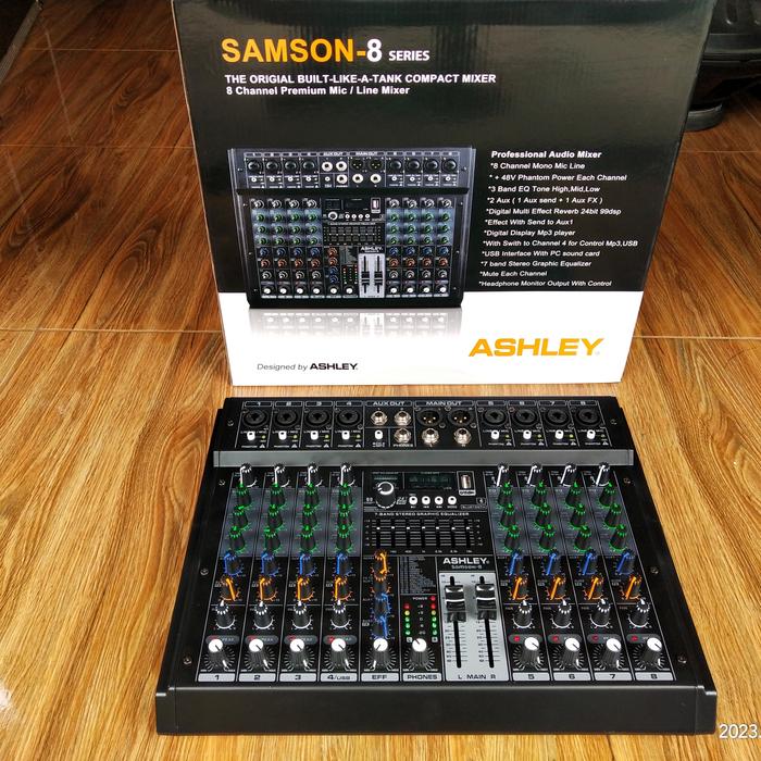 Gambar mixer ashley samson 8 original dari Saputra Audio Elektronik undefined Tokopedia