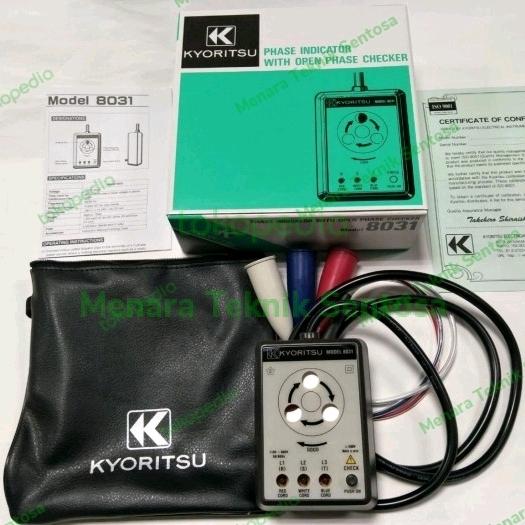 Jual KYORITSU MODEL 8031 PHASE INDICATOR WITH OPEN PHASE CHECKER ...