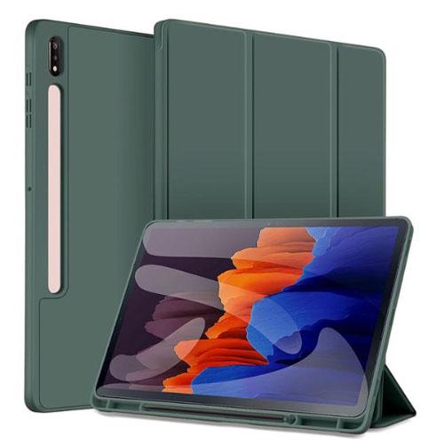 Gambar Samsung Tab S8 11 Inch X706 Wifi LTE Smart Flipcase Case Cover Sarung - DARK GREEN dari Maxxi Computer undefined Tokopedia