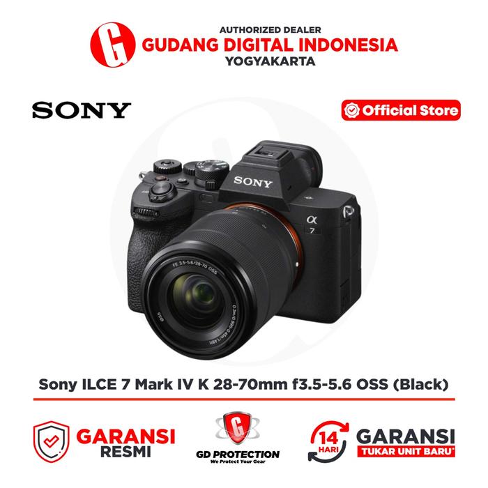 Promo Sony A7 Mark IV Mirrorless Camera Kit 28-70mm Cicil 0% 3x