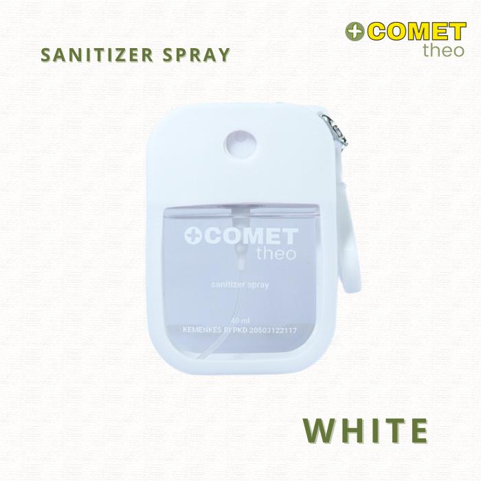 Gambar COMET Theo Sanitizer Spray 40 ml - WHITE dari CometOfficialStore undefined Tokopedia