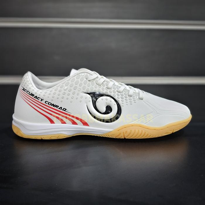 Gambar Sepatu Futsal Enkai Accuracy Conrad IN - White Red, 42 dari Toko88Makassar undefined Tokopedia