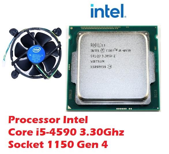 Promo PROSESSOR INTEL CORE i5-4590 HASWELL SOCKET 1150 FAN 1TH di  Toko Zaindo Computer Tokopedia