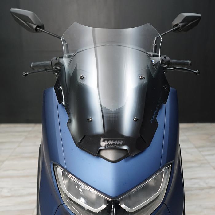Gambar Windshield ALL NEW NMAX Connected MHR Racing P-009 Pendek Twotone - Clear dari Black Diamond MHR undefined Tokopedia
