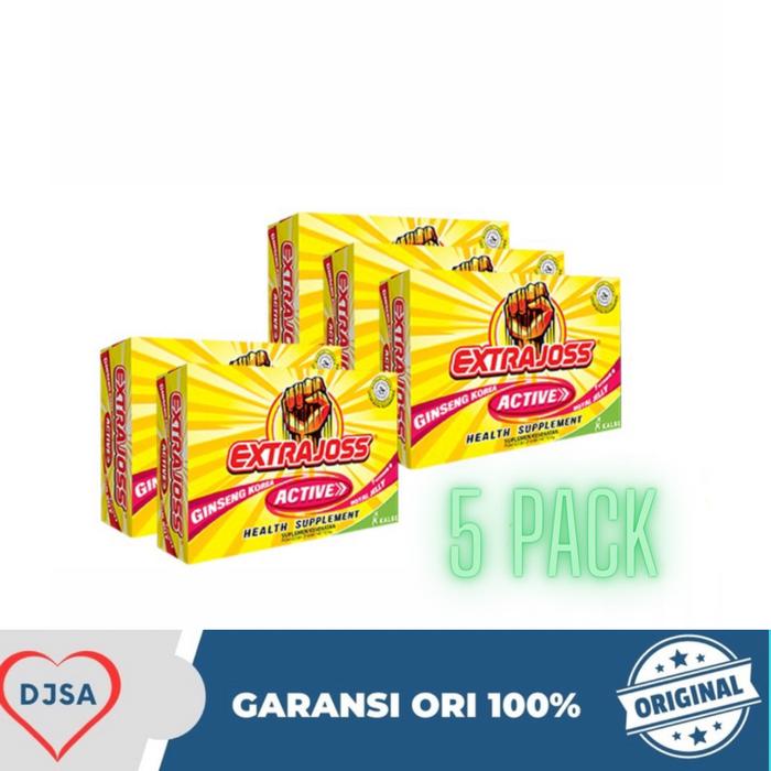 Gambar EXTRA JOSS ACTIVE B7 5 PACK 60 SACHET dari SHINE HEALTHY SHOP undefined Tokopedia