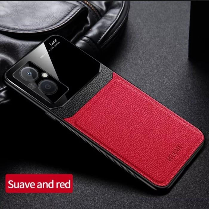 Gambar Casing OPPO RENO 8T 4G Soft hard case Leather kulit Cover Sarung Cover - Merah dari Lukman prayetno undefined Tokopedia