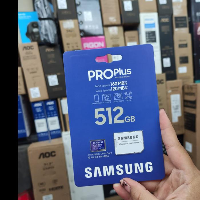 Gambar SAMSUNG Microsd PRO PLUS 128GB / 256GB / 512GB MicrosdSDXC Memory Card - 512 GB dari Masterpiece Computer SMD undefined Tokopedia