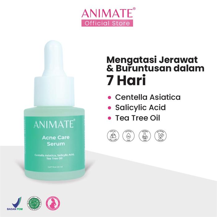 Gambar ANIMATE FACE SERUM SERIES - SERUM WAJAH ANIMATE - ACNE HIJAU dari agogostore undefined Tokopedia