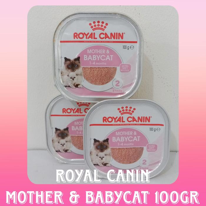 Jual ROYAL CANIN mother and babycat 100gr /wetfood cat Kota