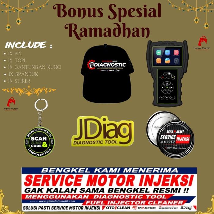 Gambar Scanner Motor JDiag Universal Diagnostik Scan Tool Motor Injeksi New - PRO-EXPERT dari Kami Murah undefined Tokopedia