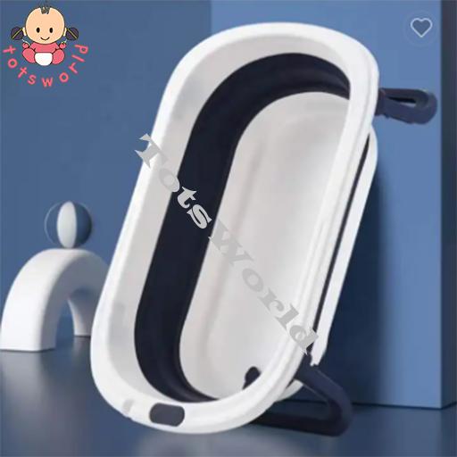 Gambar BAK MANDI BAYI LIPAT PORTABLE FOLDABLE RINGAN BABY BATHUP BABY BATHUB - Biru, DENGAN BUBBLE dari Totsworld undefined Tokopedia