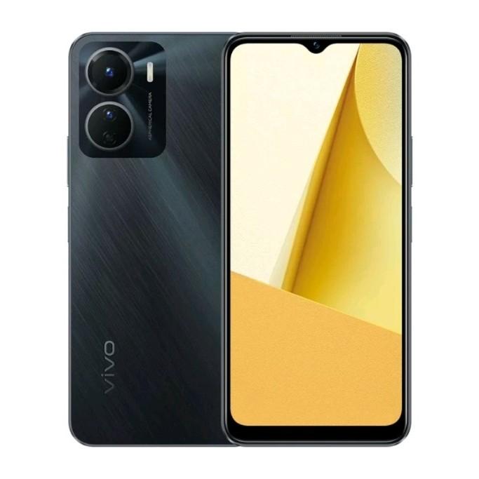 Gambar vivo Y16 ram 4+4/64 gb garansi resmi bisa kredivo / gopaylater - Hitam dari Salam phone undefined Tokopedia