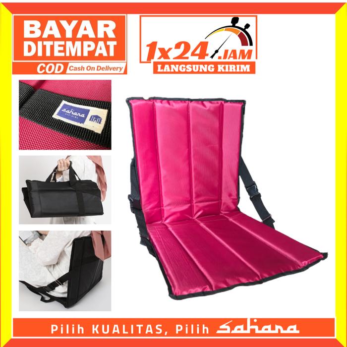 Gambar Kursi Lantai Lesehan Lipat Sende - Best Seller, Hitam Original dari Sahara.Indonesia undefined Tokopedia