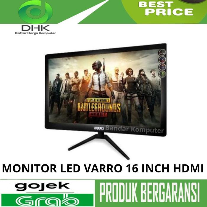 Gambar MONITOR LED VARRO 16 INCH HDMI 16" dari Daftar Harga Komputer undefined Tokopedia