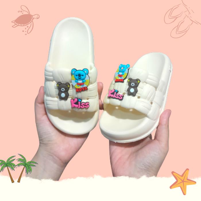 Gambar Sandal karet anak perempuan usia SD 4 5 6 7 tahun size 30-35 - B.White, 31 dari Sapintrong undefined Tokopedia