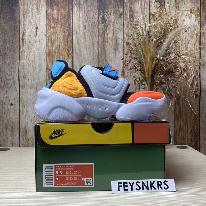 Nike Aqua Rift Orange Blue Yellow Original 36