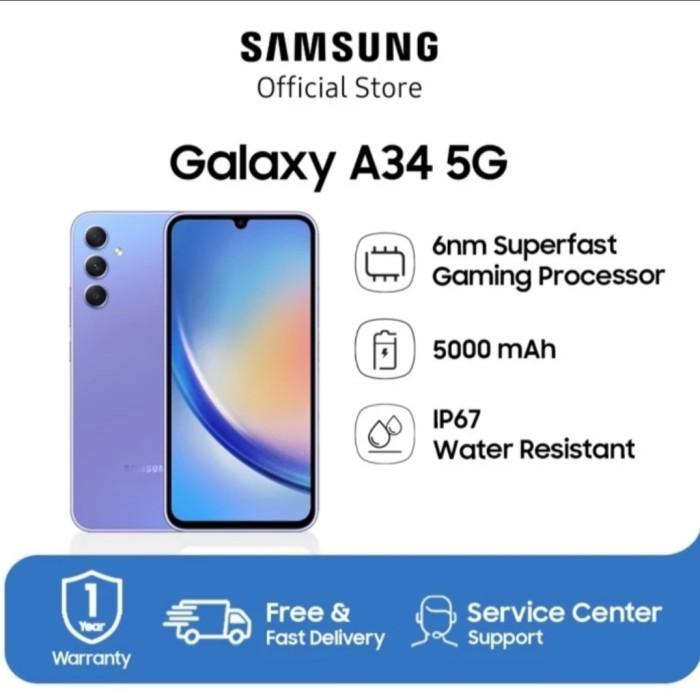 Gambar Samsung Galaxy A54 5G Ram 8/256GB Garansi Resmi SEIN Indonesia - Violet, 8/256GB dari United Accesories undefined Tokopedia