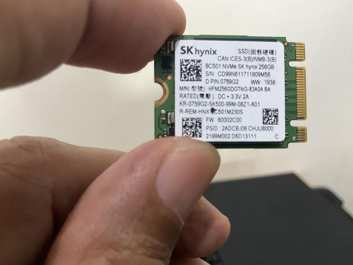 Jual SSD NVMe 1tb 512gb 256gb SK hynix BC 501 2230 256