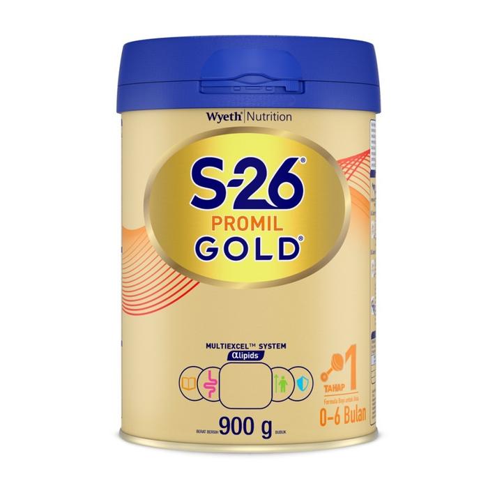 Gambar S-26 PROMIL GOLD TAHAP 1 / S26 PROMIL 1 GOLD 900 GR / SUSU BAYI 0-6BLN dari Apotekym undefined Tokopedia