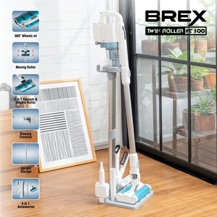 Gambar BREX VC 100 3 in 1 - VACUUM CLEANER CORDLESS (GARANSI RESMI) dari Nugen Kitchenware undefined Tokopedia