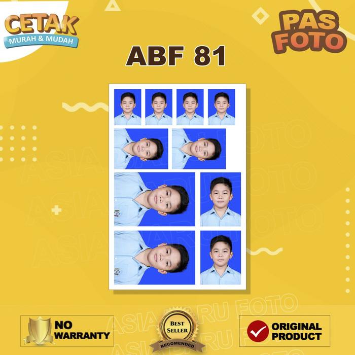 Gambar Paket Cetak Pas Foto Ukuran 2x3 3x4 4x6 Print KODAK Digital Lab - ABF 81 dari Asia Baru Foto undefined Tokopedia