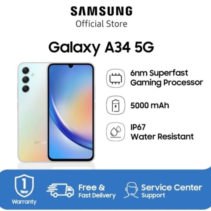 Gambar Samsung Galaxy A54 5G Ram 8/256GB Garansi Resmi SEIN Indonesia - Silver, 8/256GB dari United Accesories undefined Tokopedia