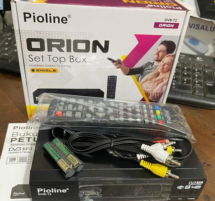 Gambar Set Top Box Receiver TV DVB-T2 Pioline Atlas WIFI Youtube STB Pioline - ORION dari KangListrik undefined Tokopedia