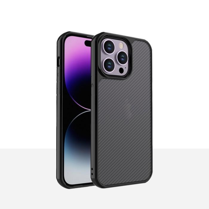 Gambar Case iPhone 14 / 14 Plus / 14 Pro / 14 Pro Max Motif Carbon dari BLACKDOFF undefined Tokopedia