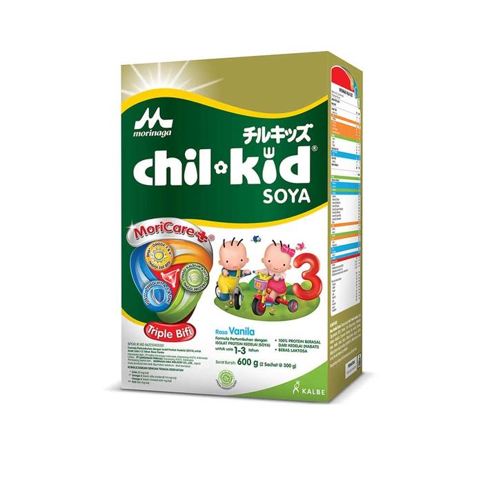 Gambar Morinaga Chil Kid Soya Susu Pertumbuhan 3 Vanilla 300 Gram - 600 gram dari Kyan Mart undefined Tokopedia