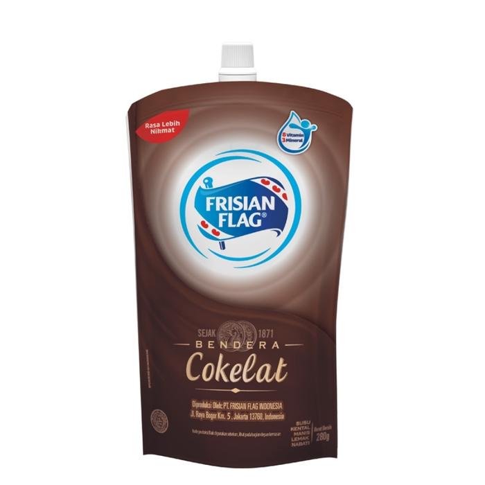 Gambar FRISIAN FLAG Bendera Kental Manis Cokelat 280 g dari Unlimited Wants undefined Tokopedia