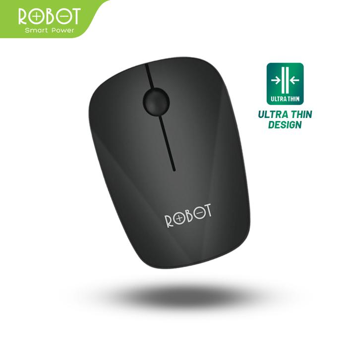 Gambar ROBOT M220 2.4G Wireless Optical Mouse - Garansi Resmi 1 Tahun - Hitam dari ROBOT Audio Indonesia undefined Tokopedia