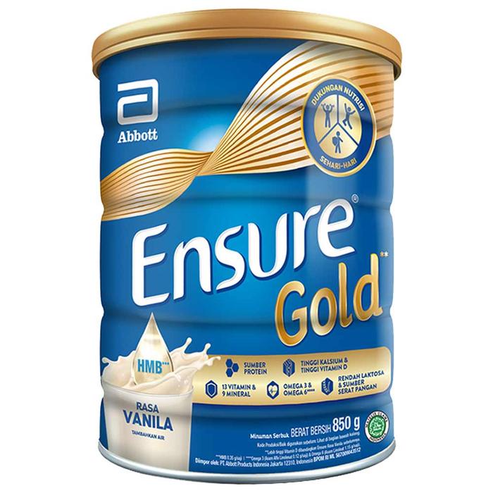 Gambar Ensure Vanila 900 gram Susu Nutrisi Dewasa Rendah Laktosa - Coklat, 850 gram dari Kyan Mart undefined 3 Tokopedia