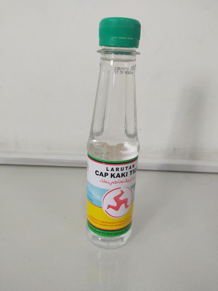 Gambar Larutan Cap Kaki Tiga Plain (Original) botol utk pereda panas dalam - 200 ml dari Ceria Healthy undefined Tokopedia